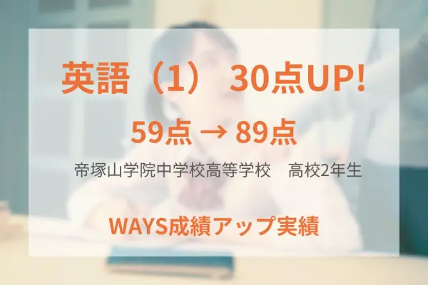 帝塚山学院高校2年生―質問を習慣化することと後回しにしない勉強で成績アップ！