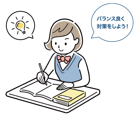 定期テスト前日はどう過ごす？科目別の勉強法と焦らないためのコツもご紹介
