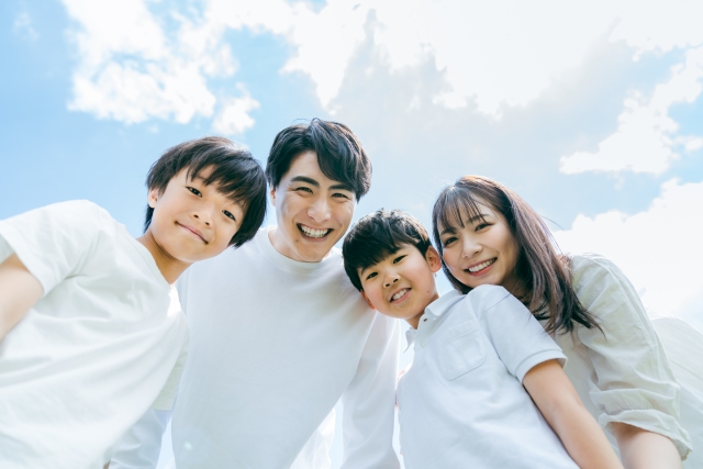 笑顔の家族