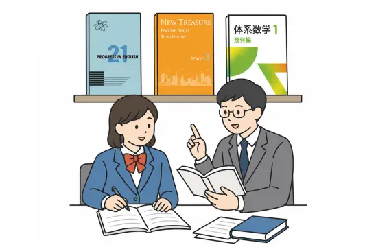 お子さまが通う学校のカリキュラム、教材を熟知した指導を提供