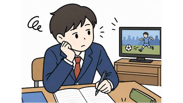 勉強に対する集中力がない