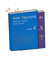 NEW TREASURE ENGLISH SERIES Stage4・Stage5 の教科書